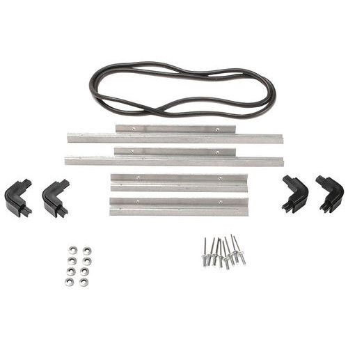 Kit de montage pour Fond - Quincaillerie - Longueur 31.2 cm - Largeur 10.7 cm - Épaisseur 6 cm