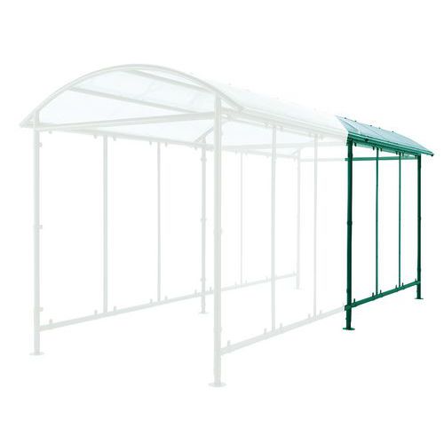 Abri Couloir Pour Deux Roues - Extension - Vert - Mottez