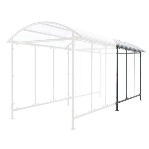 Abri Couloir Pour Deux Roues - Extension - Gris - Mottez