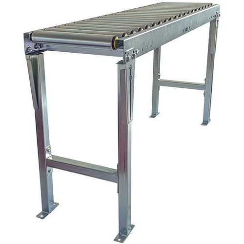 Somefi - Kit Convoyeur Gravitaire Acier 300x60x1000mm - Charge Max 120kg/m² - Configurable - Garantie 3 Ans