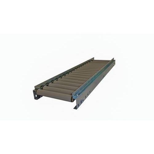 Somefi - Convoyeur à rouleaux PVC 400x60x1000 avec guides - 1 mètre de longueur - Robuste et pratique