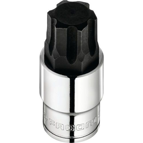 Facom 1 Douilles Entraînement 1/2 à Embout Ogv Grip Hexagonal Métrique Facom