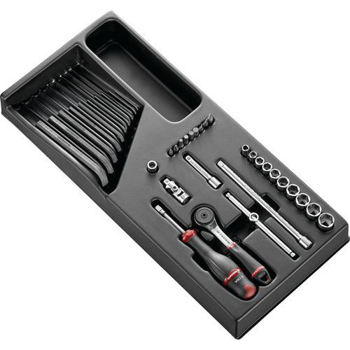 Module cliquet douilles 1/4'' Module cliquet douilles 1/4''