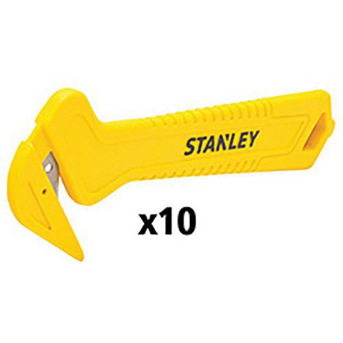 Stanley 1 Couteau à Lame Unique Encastrée (sachet De 10)