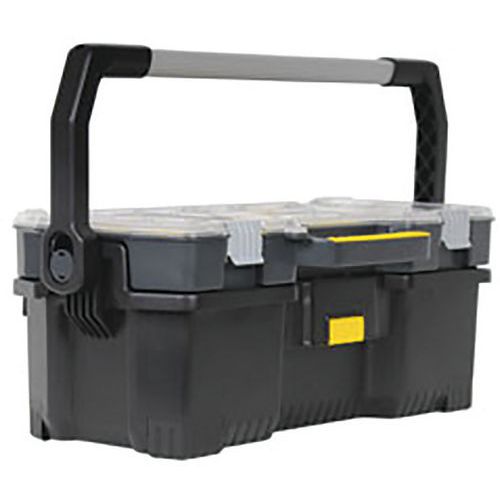 Stanley 1 Boite à Outils Avec Organiseur Transparent 50 Cm