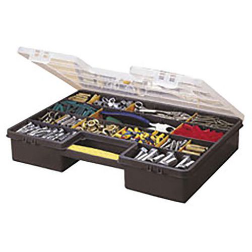 Stanley 1 Organiseur 25 Compartiments, Séparateurs Amovibles, En Présentoir De 8