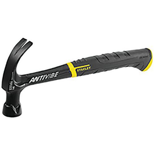 Stanley 1 Marteau Arrache-clous Antivibe Forgé Panne Courbée Fatmax