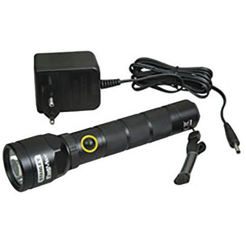 Stanley - Lampe Torche Aluminium Rechargeable 130 Lumens Noir/Jaune - Poids 404g - Éclairage Puissant et Durable