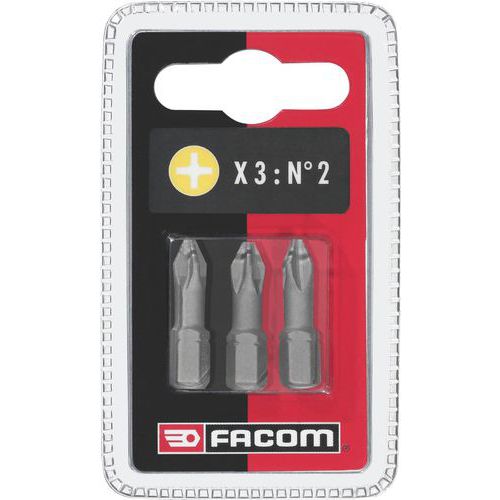 Facom 1 Jeux De 3 Embouts High Perf' Série 1 - 25 Mm Facom