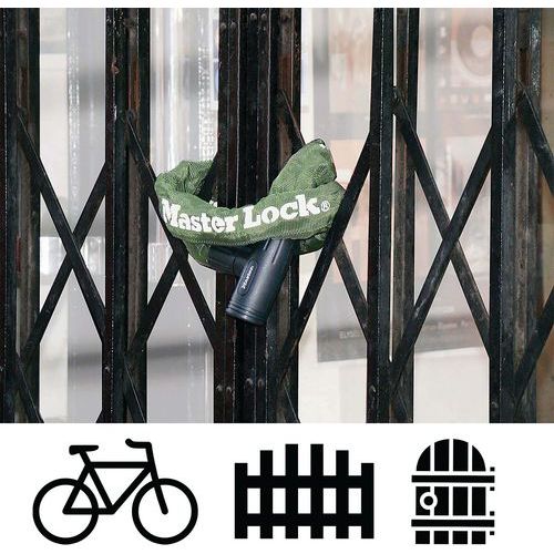 Star Locks - Antivol Antivol Chaîne + Cadenas 10mm x 10mm x 1M50