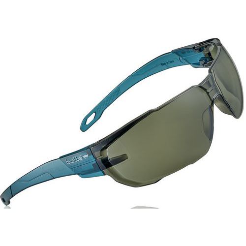 Bolle Safety - Lunettes de protection SWIFT fumées - Polycarbonate - Antirayures, antibuée, anti-UV - CE