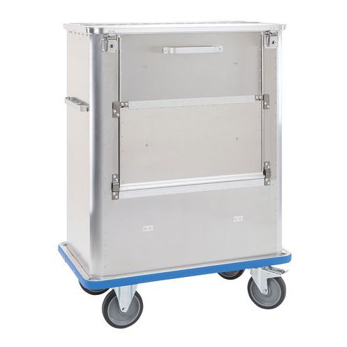 Chariot Conteneur Aluminium 1090x665x1475 + Pare-chocs