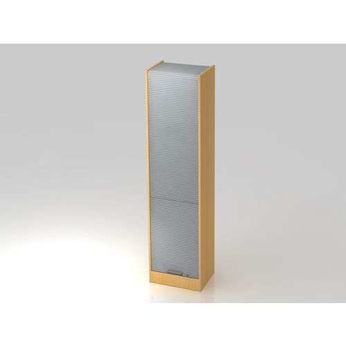 Armoire Rideau Verticale-5-50x40x2004cm-hêtre-striée