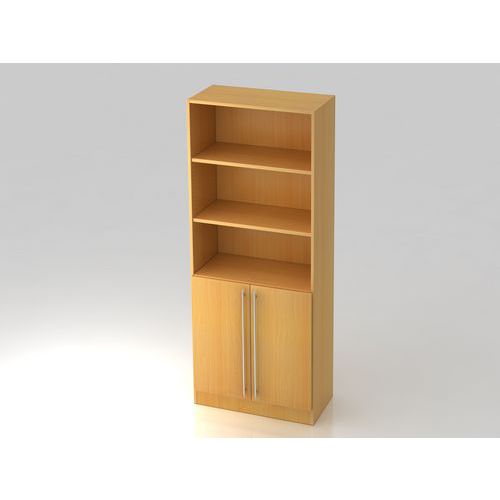 Armoire Non Verrouillable Avec Portes-5 Niveaux-hêtre-hêtre