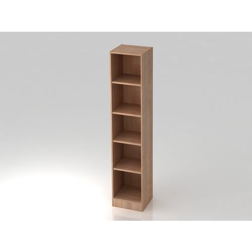 Etagère Étroite - 5 Niveaux - Noyer