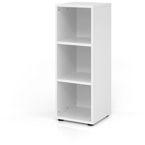 Hammerbacher - Étagère Étroite Advanced 3 Niveaux - Blanc - 40x40cm - Éco-responsable