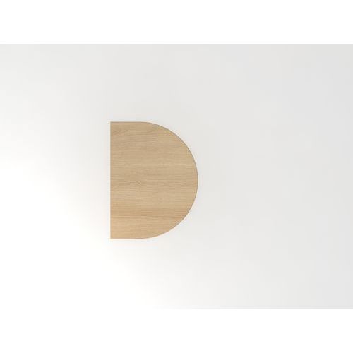 Extension De Bureau À Coulisse-60x80cm-chêne-argent