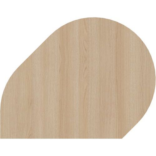 Extension De Bureau Pied Réglable-80x103cm-chêne-argent