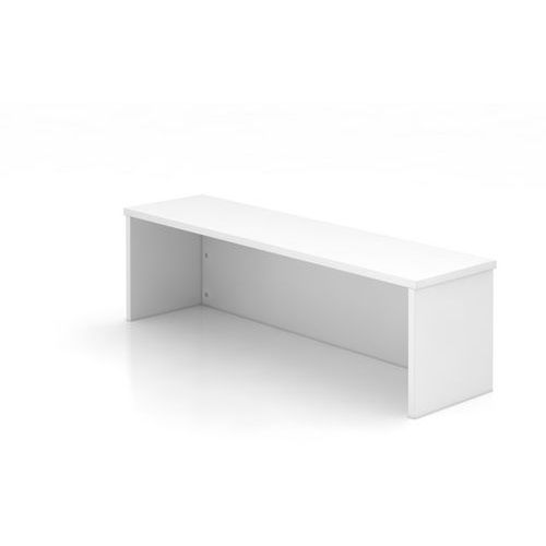 Hammerbacher - Rehausse de comptoir bureau 120 cm - Blanc - Plateau 25mm FSC