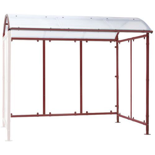 Abri Dôme Pour Deux Roues - Extension - Rouge - Mottez