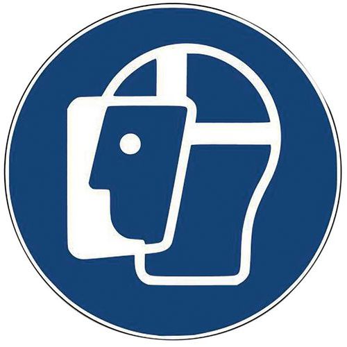 Panneau-visière De Protection Obligatoire- Ã˜ 100 Mm