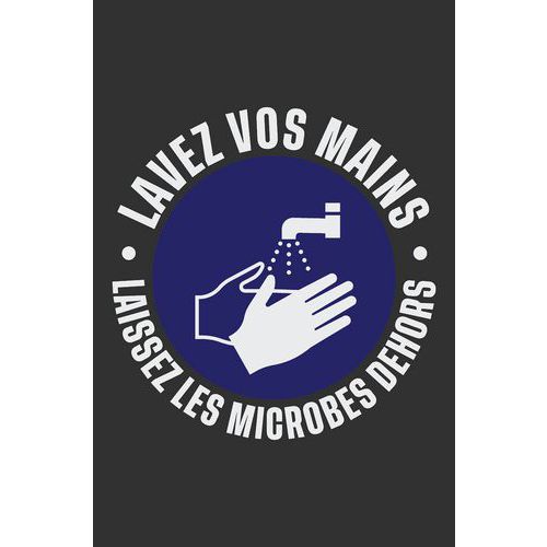 Tapis Standard Imprimé lavez Vos Mains Gris-120x180cm