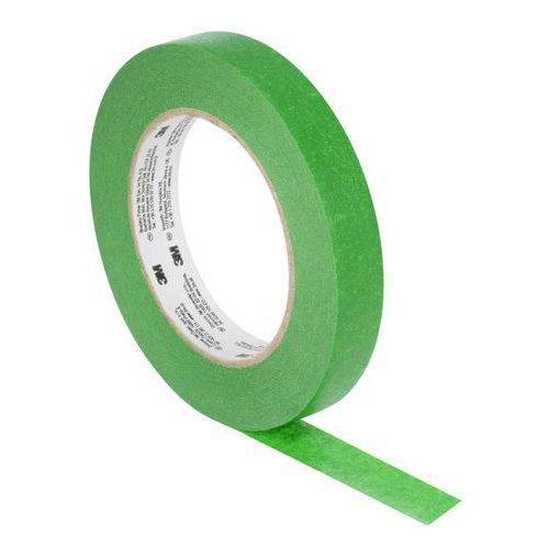 3M - Ruban de masquage résistant UV 2814 - Vert 18 mm x 50 m - Adhésif haute performance