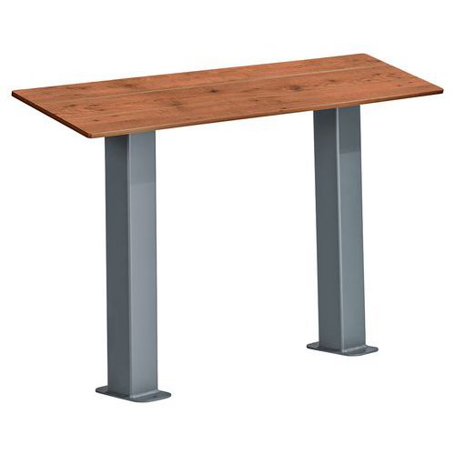 Assis Debout Cancale 1.20 Ef Lames Pin Tyrol/métal Gris 7016