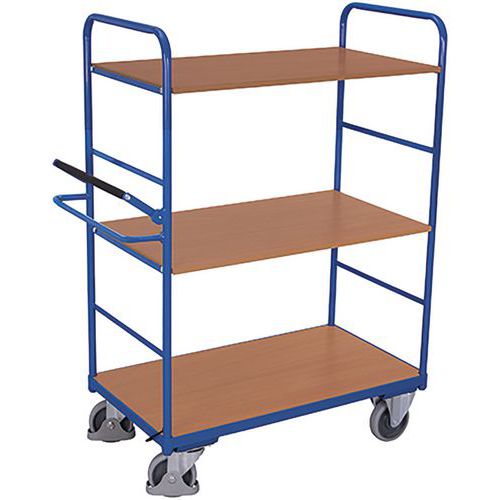 Chariot À Étagères Haut Avec Système De Blocage