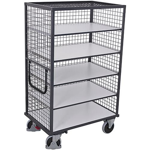 Chariot Esd à tagères Entièrement Soudé / Sw-800.860