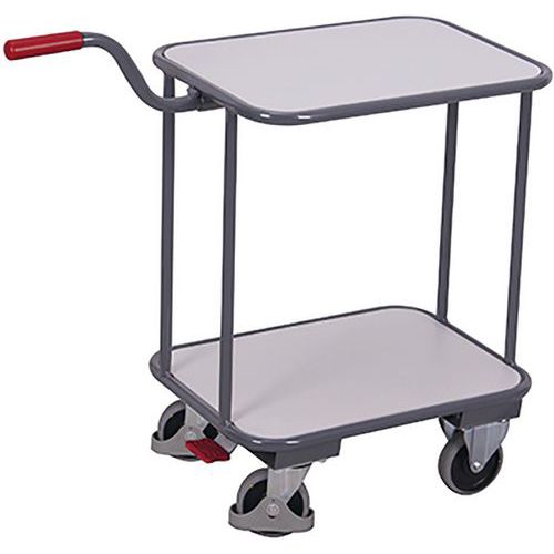 Chariot Esd Avec Poignée Avec 2 Surfaces Utiles