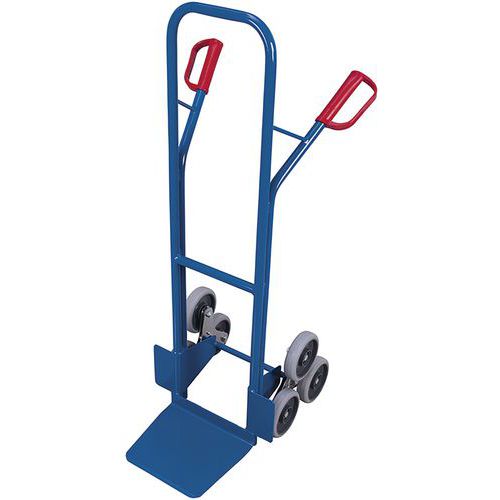 Diable Escalier Avec 2 Roues En Étoiles à 3 Roulettes