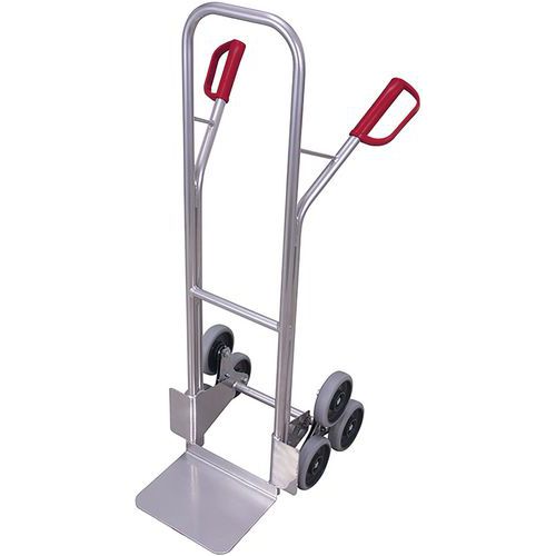 Diable Escaliers Aluminium Avec 2 Roues En Étoiles