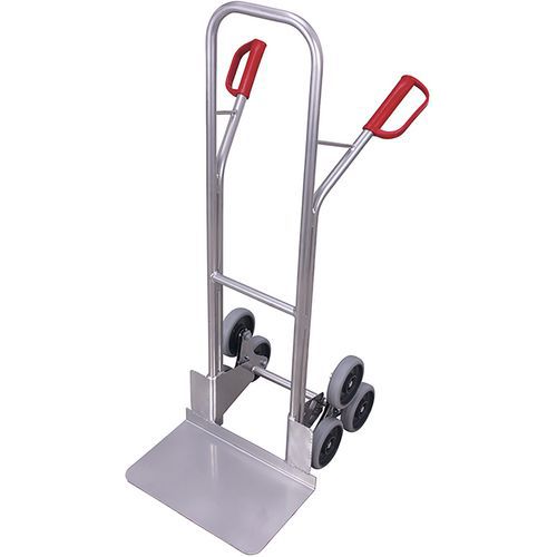 Diable Escaliers Aluminium Avec 2 Roues En Étoiles