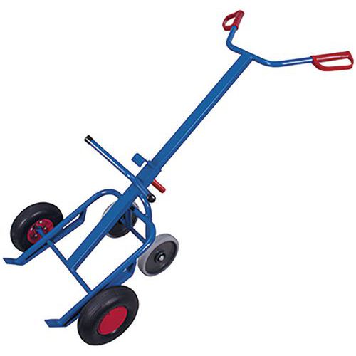 Diable Porte-fûts Avec 2 Roulettes De Support / Zu-3342