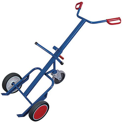 Diable Porte-fûts Avec Roulette De Support Pivotante