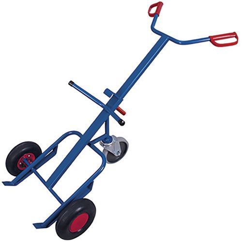 Diable Porte-fûts Avec Roulette De Support Pivotante