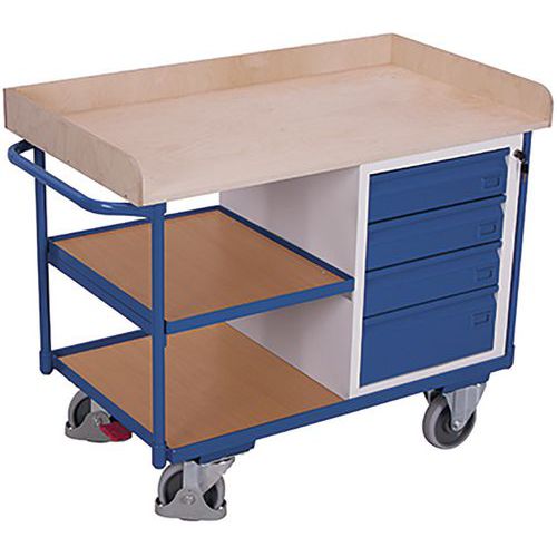 Etabli Mobile Avec 3 Plateaux / Sw-600.612