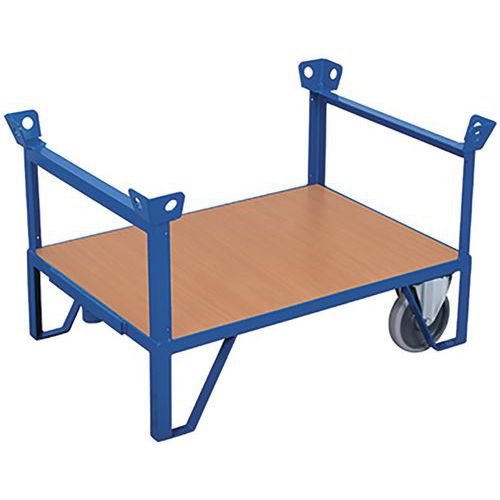 Plateau Roulant Avec 2 Dossiers En Façade / Zu-1121