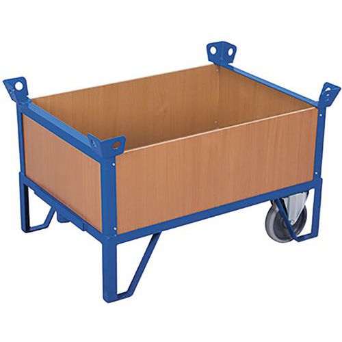 Plateau Roulant Avec 4 Parois / Zu-1123