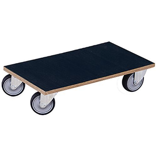 Plateau Roulant Avec Roulettes Pivotantes à Bandage