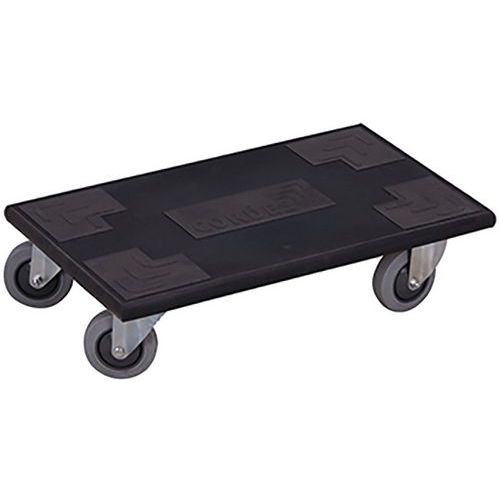 Plateau Roulant Europa Avec Roulettes Pivotantes à Bandage