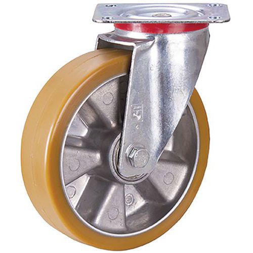 Rôle Pivotante à Bandage En Polyurethane 200 X 50 Mm