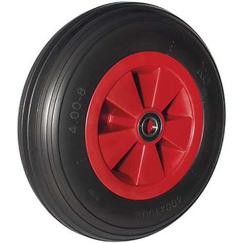 Roue Anti-crevaison 390 X 90 Mm Noir / Lug-390.000