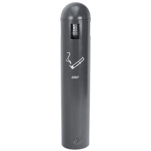 Cendrier mural en tube - Gris et Argent - 1,8 L - Probbax Cendrier mural en tube - Gris et Argent - 1,8 L - Probbax