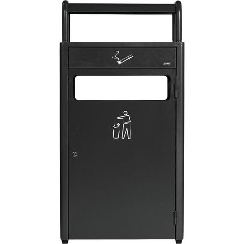 Cendrier Poubelle - Anthracite - 59 + 43 L