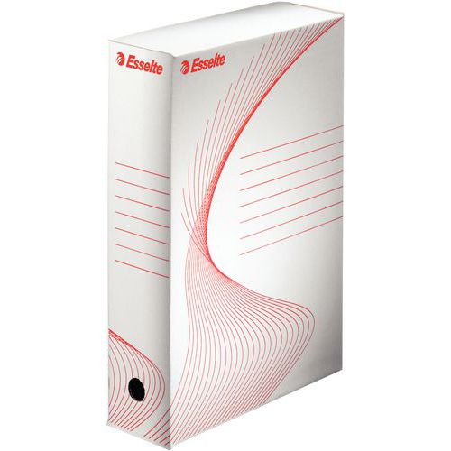 Boîte Archives Esselte Boxy 80 Mm Pack De 10 Blanc