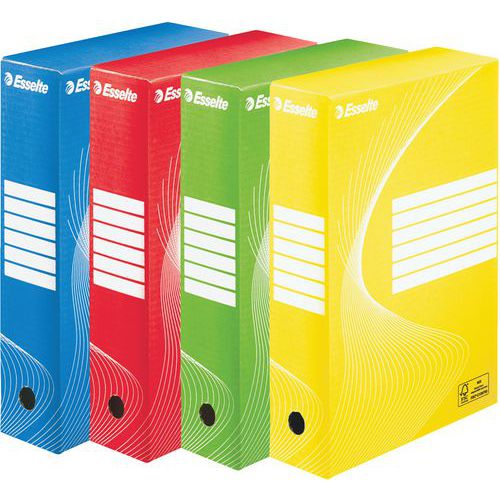 Boîte Archives Esselte Boxy Vivida 80 Mm Assorties