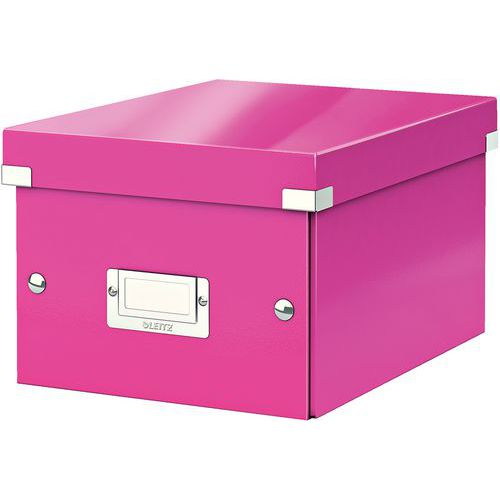 Boîte De Rangement Leitz Click & Store Petit Format Rose