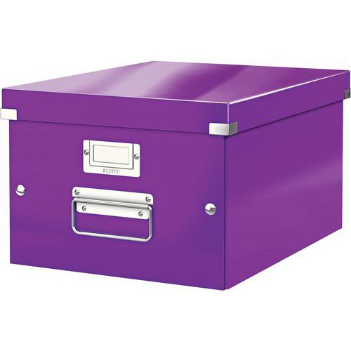 Boîte De Rangement Leitz Click & Store Format Medium Violet
